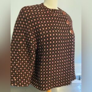 French Connection- short vintage wool cape/coat